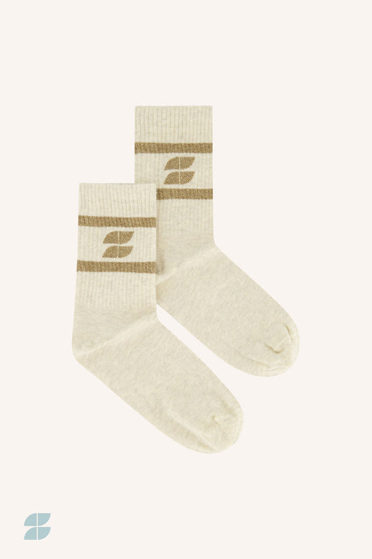 Chaussettes Logo Lurex